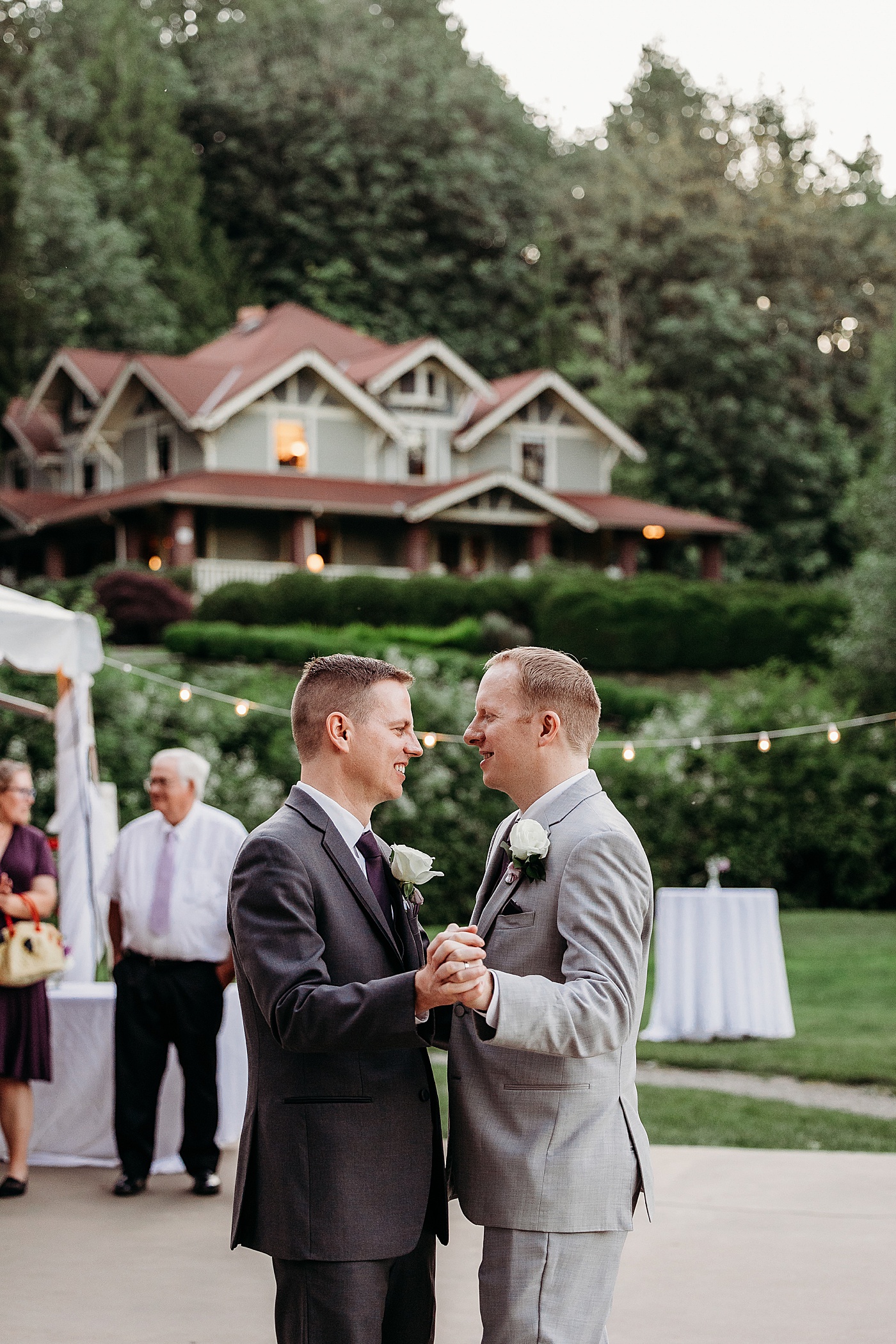 First dance during same-sex wedding at Sanders Estate | Megan Montalvo Photography