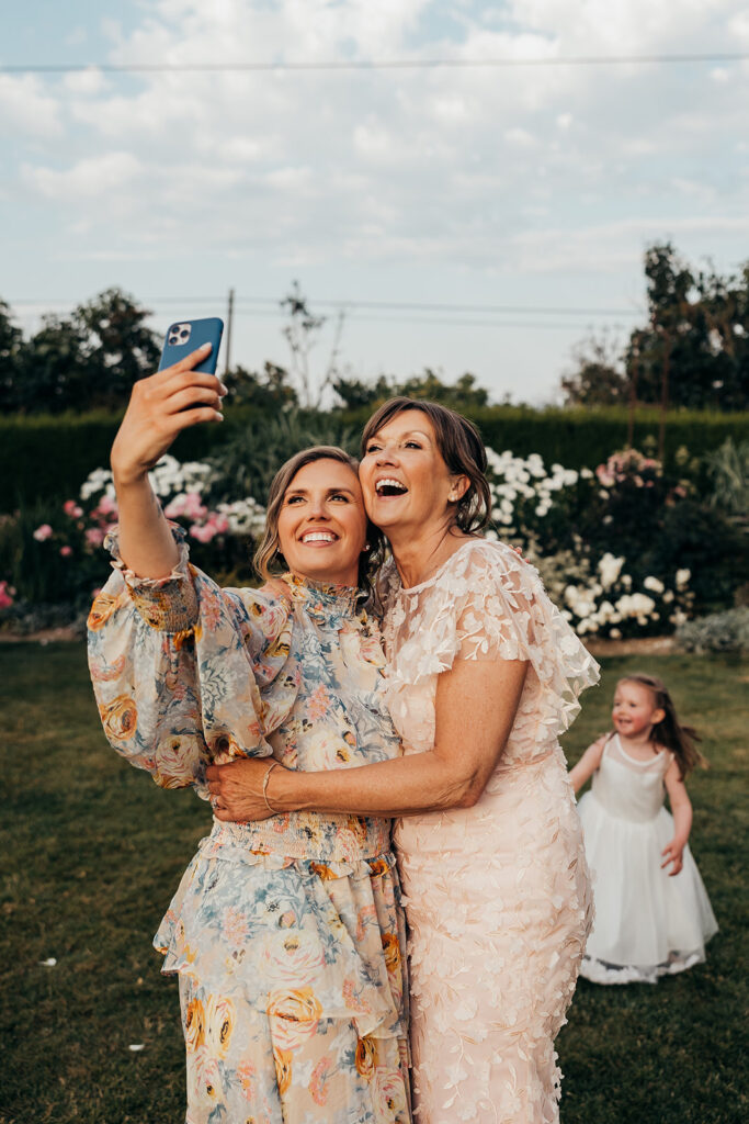 two people taking picture together